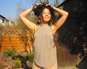 Upcycled clothing/Spring Summer collection/Wearable arts/Earthy Elegance