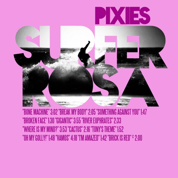 Items similar to Surfer Rosa - Pixies / Album Cover Art Poster LP ...