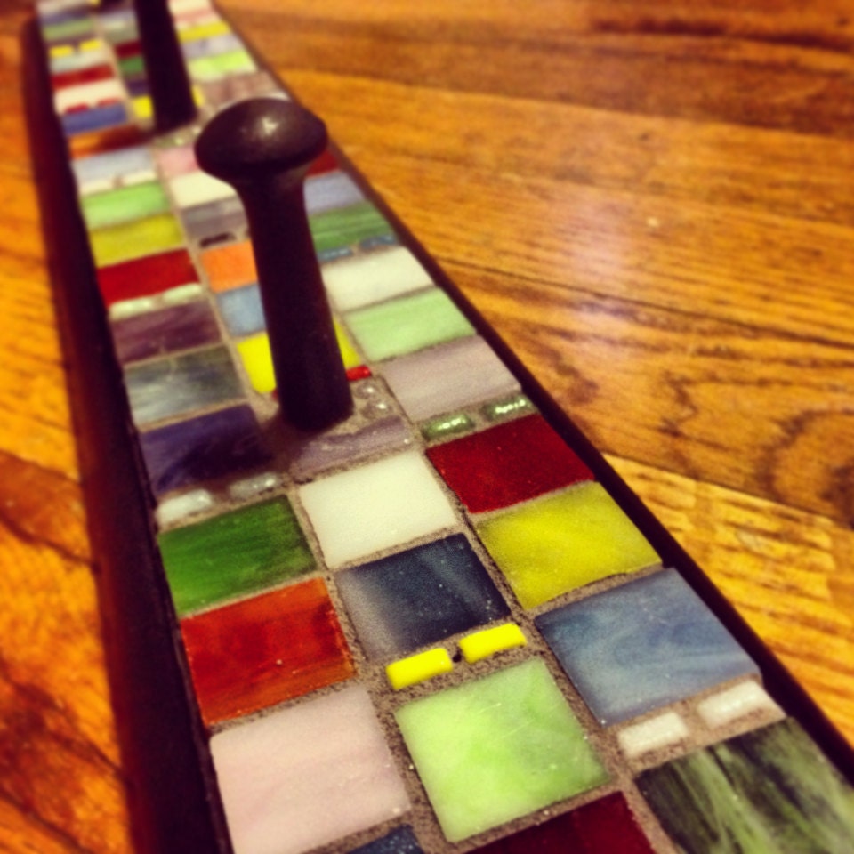 Mosaic Coat Rack