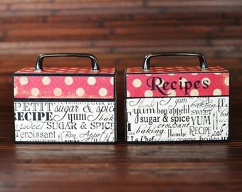 Contemporary Recipe Box