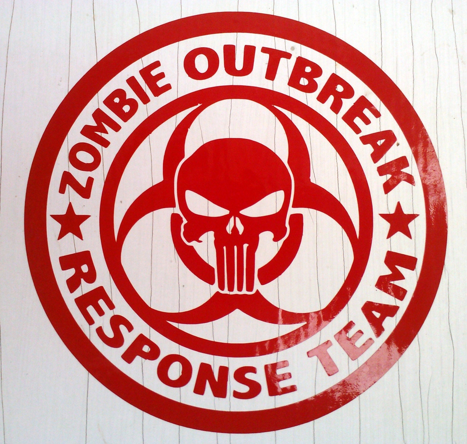 Zombie Outbreak Response Team Vinyl Decal Sticker by GaltGrafix