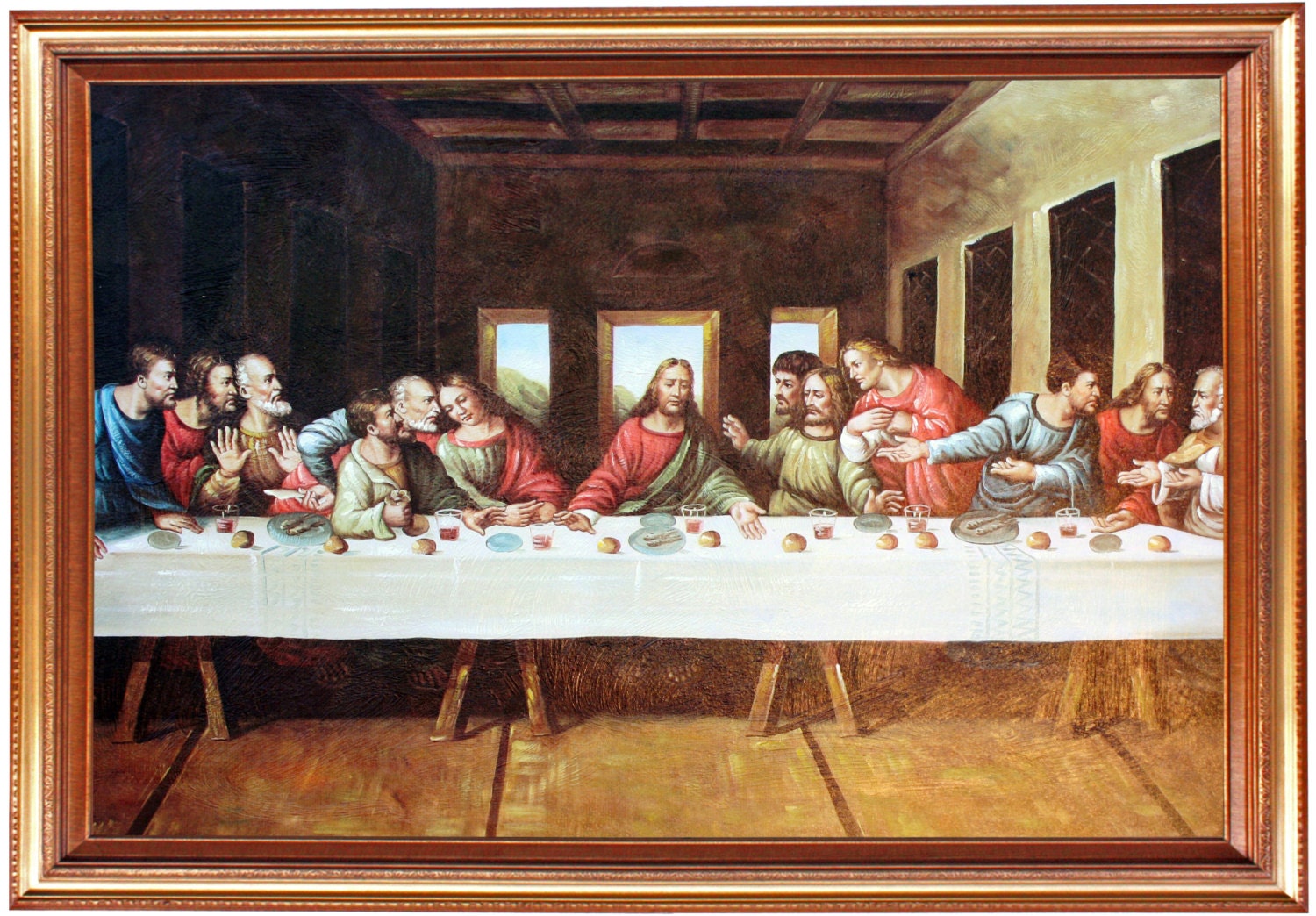 The Last Supper Beautiful oil painting on by LovelyFurnishings