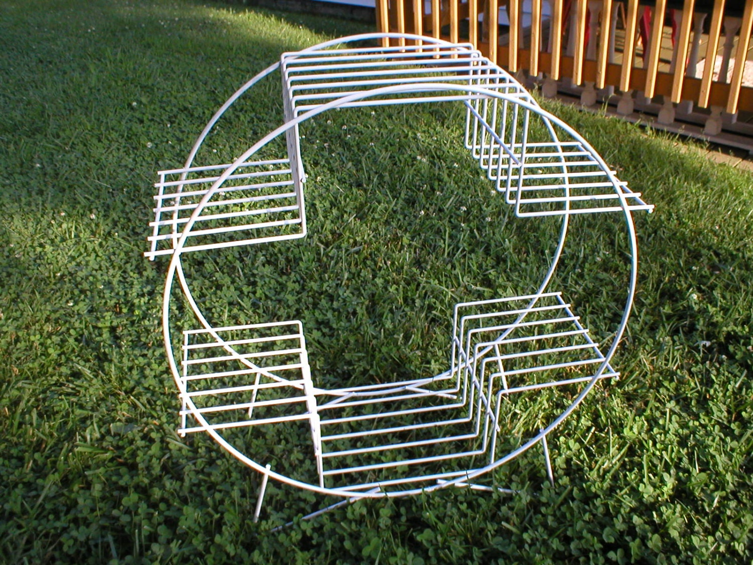 Vintage Round Metal Plant Stand