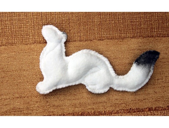 white weasel plush