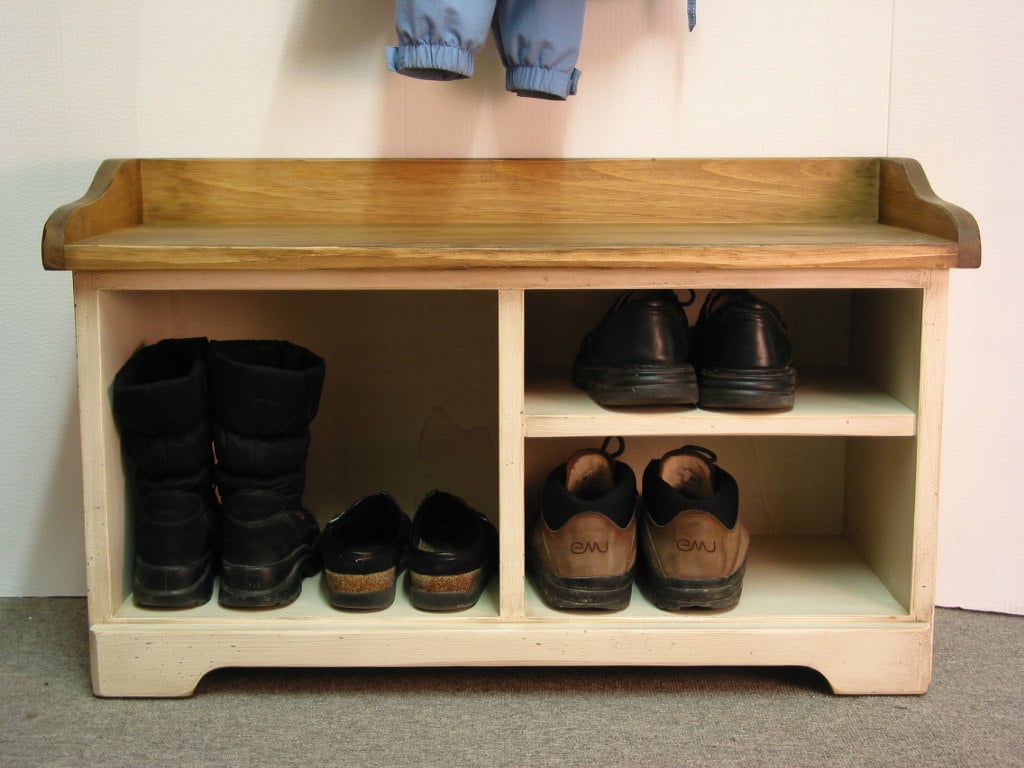 Shoe Cubby Entry Bench Storage Cabbies Wood Storage Bench