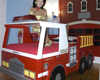 Fire Truck Bed Woodworking Plan (Twin Size) Fire Truck Bed Woodworking Plan (Twin Size)