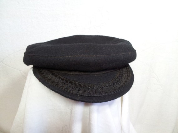 Vintage Black Sea Captain's Hat
