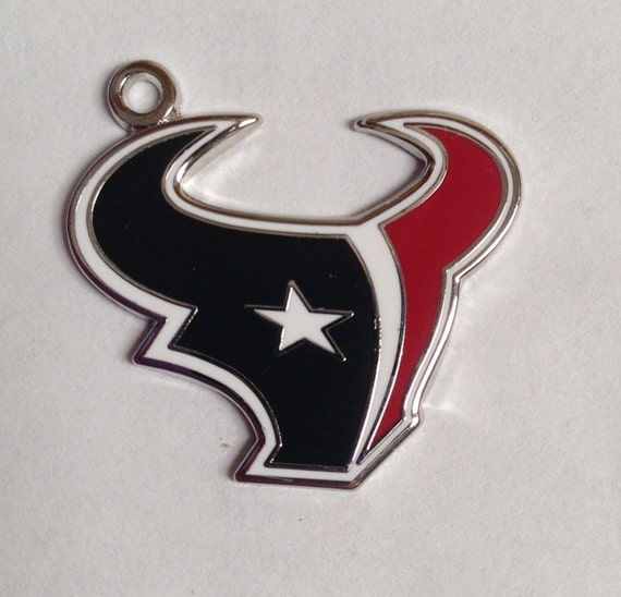Items similar to Houston Texans Silver Charm on Etsy