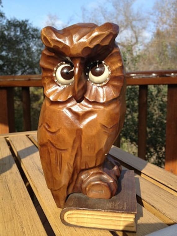 Rare Original Oswald Owl Clock Rotating Eyes by TheRealMcCaw