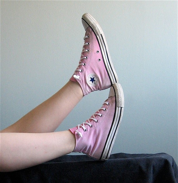 90s Bubblegum Pink Grunge Converse All Stars