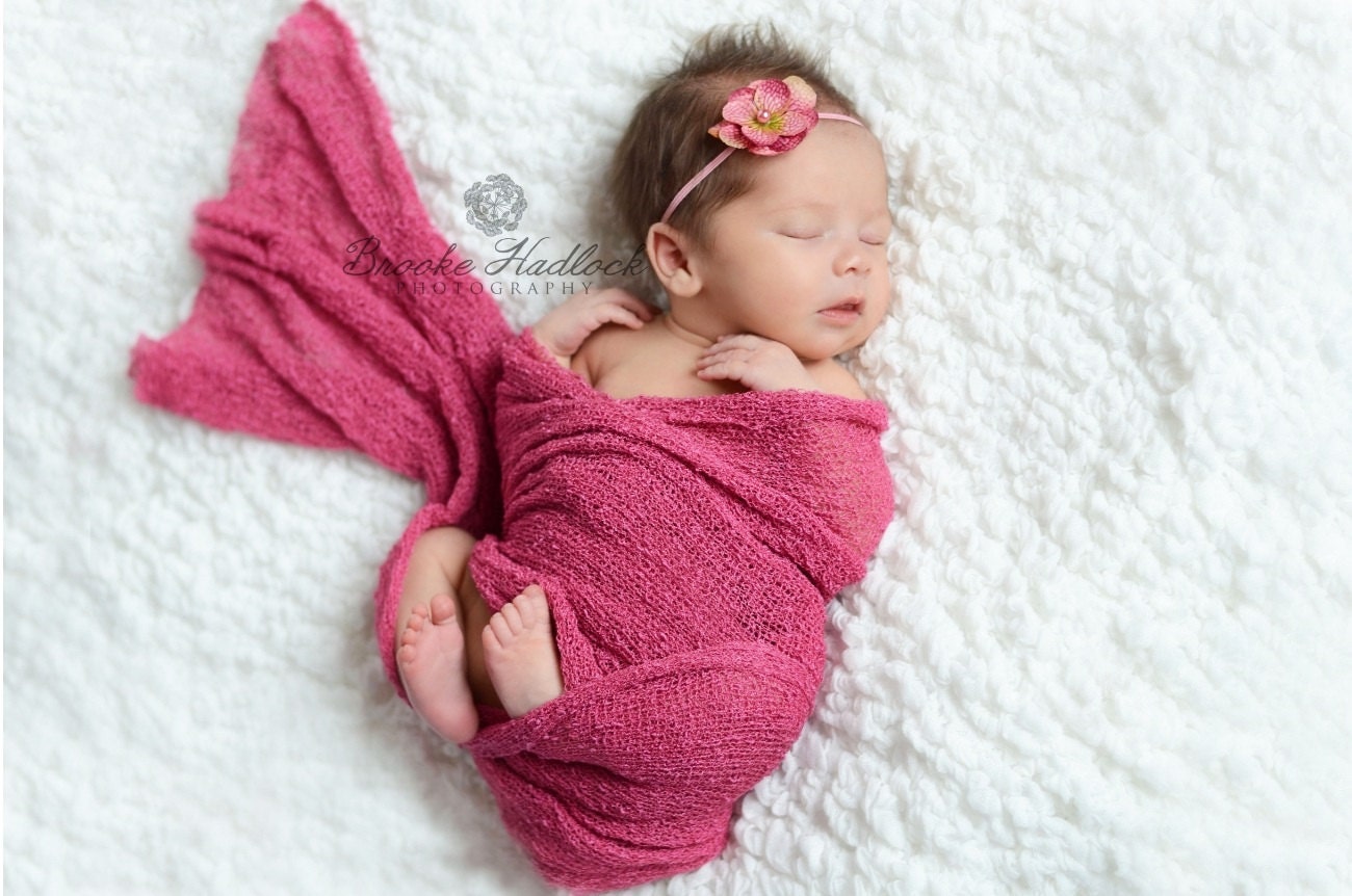 Rose knit Wrap Set Wrap Set Baby Wrap Set Newborn Prop