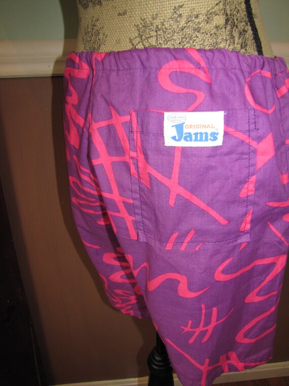 Items similar to 80s surfer shorts summer neon original jams shorts