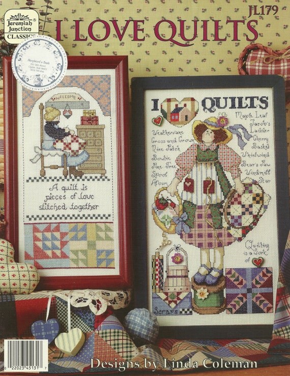 Jeremiah Junction I Love Quilts Counted Cross