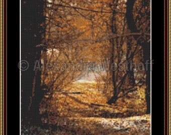 Cross stitch chart "Herbstweg"