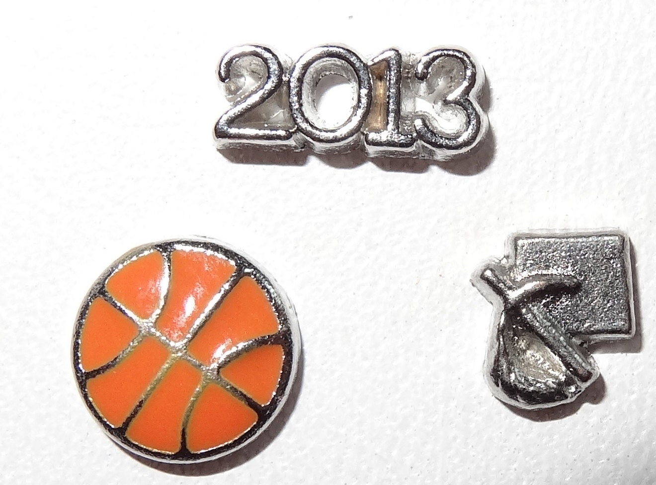 Class of 2013 Basketball Graduation Cap with Diploma Floating