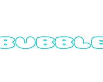 Bubble font | Etsy