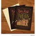 Hand Lettered Mother's Day Card - Brown