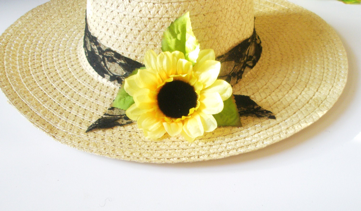 Sunflower hatSunSummer hat sun Women's Wide Brim