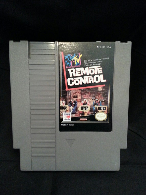 MTV's Remote Control Nintendo Game by VorpalVintage on Etsy