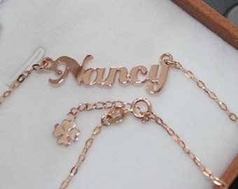 Personalized Necklace,custom Name Necklace,rose gold Necklace,Custom Name Necklace,925 Sterling Silver - Custom Made Any Name