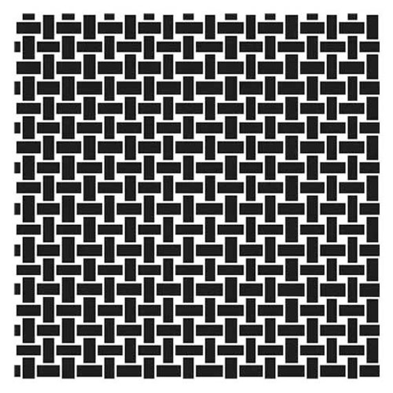 Basketweave Stencil 6 x 6