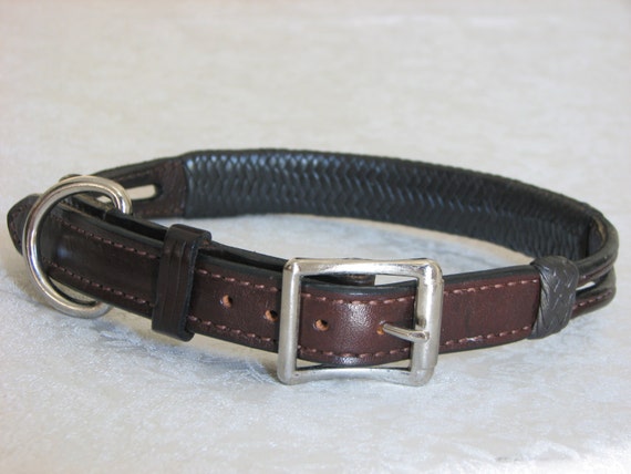 Fine Italian Leather Designer Dog Collar