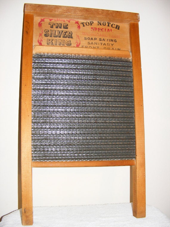 Silver King Washboard by National Washboard Co. 824