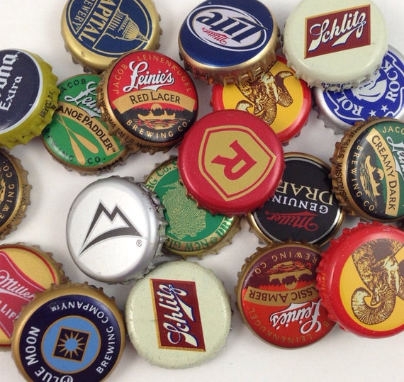 50 Assorted Beer Bottle Caps for your DIY Projects