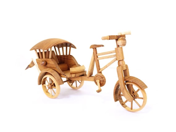 wooden tricycle