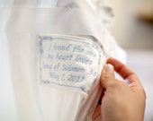 wedding dress label