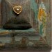 Let's Fall In Love - Mixed Media Art - Wood Collage with Secret Compartment - Celebratory - Romantic Love Keepsake - Wall Art