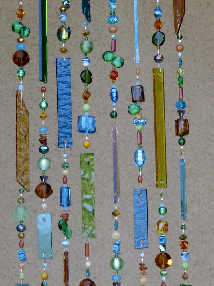 Stained Glass Wind Chime Windchimes Suncatcher Zoom