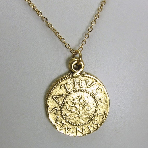 Gold Coin Necklace