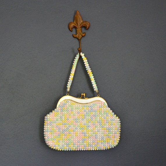 1960s Pastel Bubble Purse / Kitschy Gumball Handbag