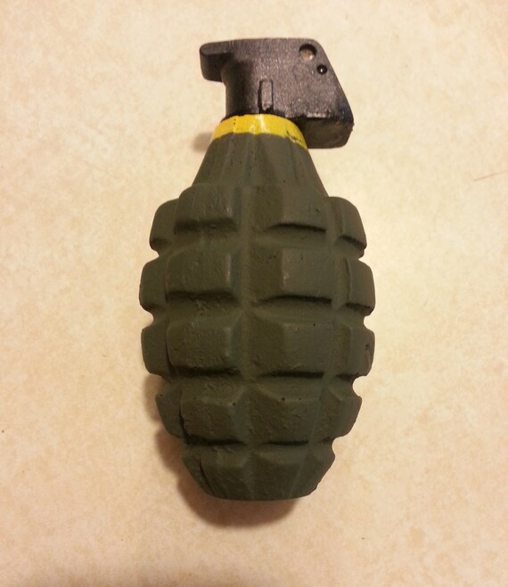 WWII US Reproduction Pineapple Grenade by KaizerVintage on Etsy