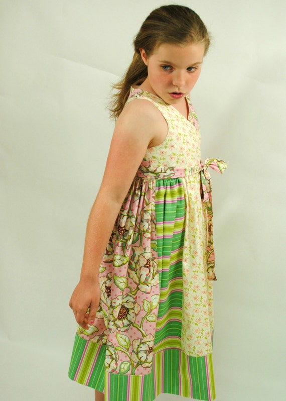 2017 Autstralia Style Girls Dress Floral Flower Sundress ...