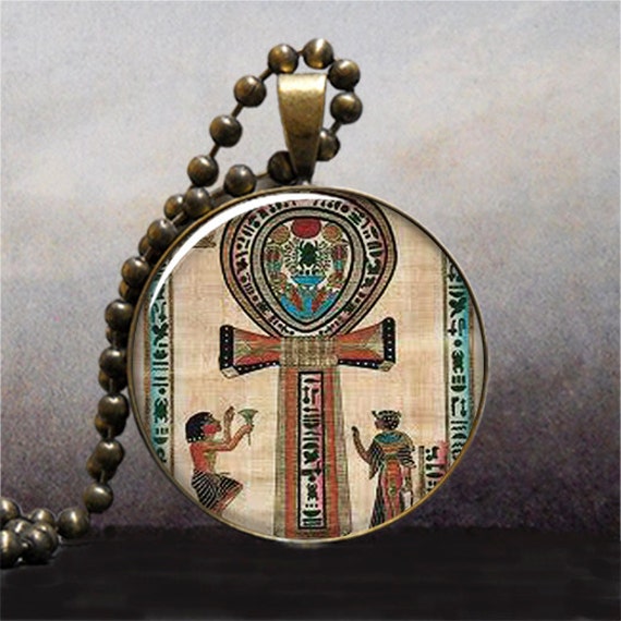 Ancient Egyptian Ankh pendant Ankh necklace by thependantemporium