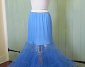 mermaid tulle slip