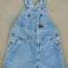 Vintage Osh Kosh Adult Overalls Sz 34 Bib Overalls VestBak Light Blue Denim