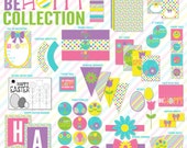 Spring Easter PRINTABLE Party 'Be Hoppy' Collection by Love The Day Il_170x135