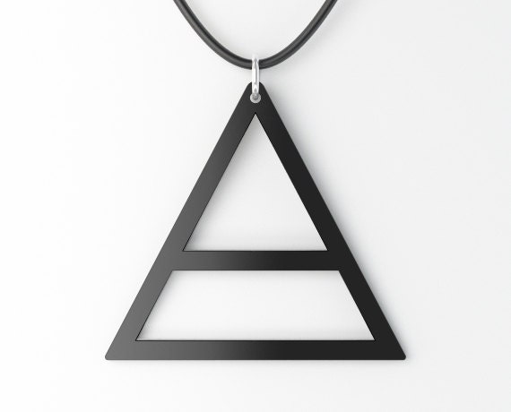 necklace symbol air Key Chain or by Pendant Triangle Air on Etsy KarenKatrjyan Symbol