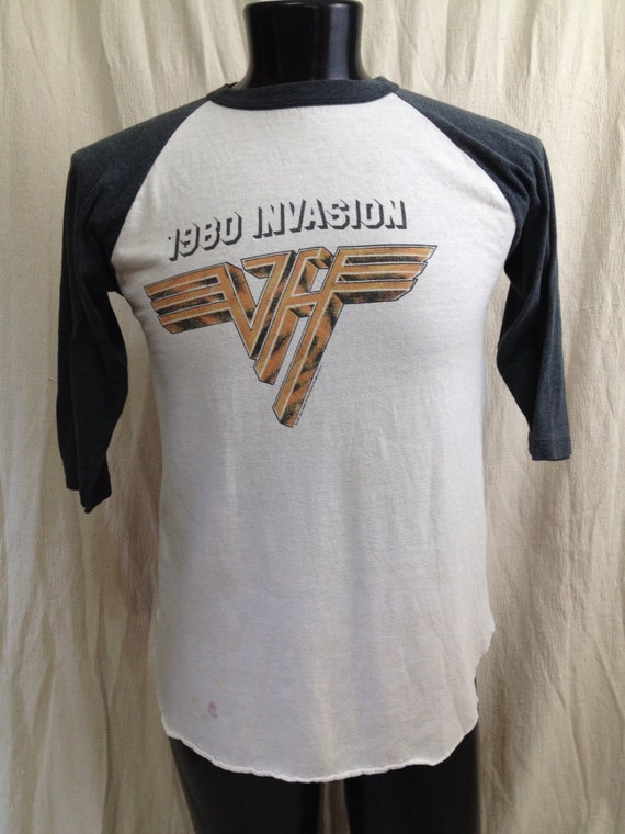 Vintage Van Halen 1980 Invasion t-shirt by momandpopcultureshop