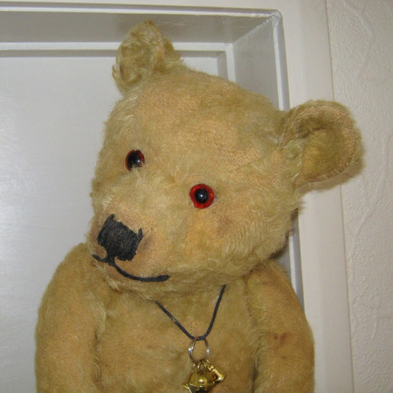 vintage growling teddy bear