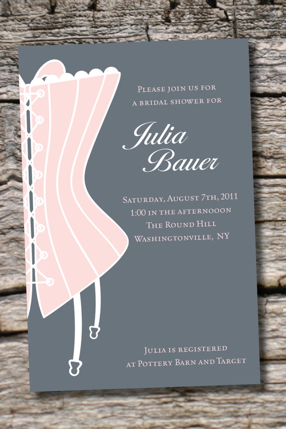 Classy Bachelorette Party Invitations 5