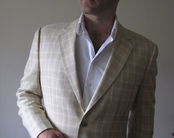 Custom Tailored Summer Weight Jacket sz 38