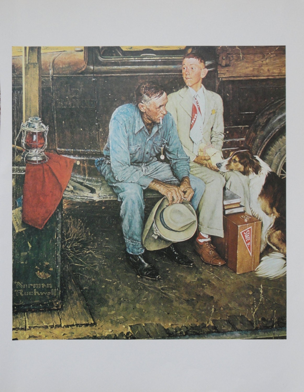 Norman Rockwell Favorite Poster Vintage Poster Art by KingPaper