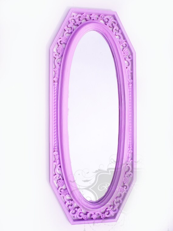 CLEARANCE Hollywood Regency vintage wall mirror lavender