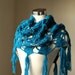 Blue Poncho / Infinity Scarf / Cowl / Wrap / Shawl / Shrug