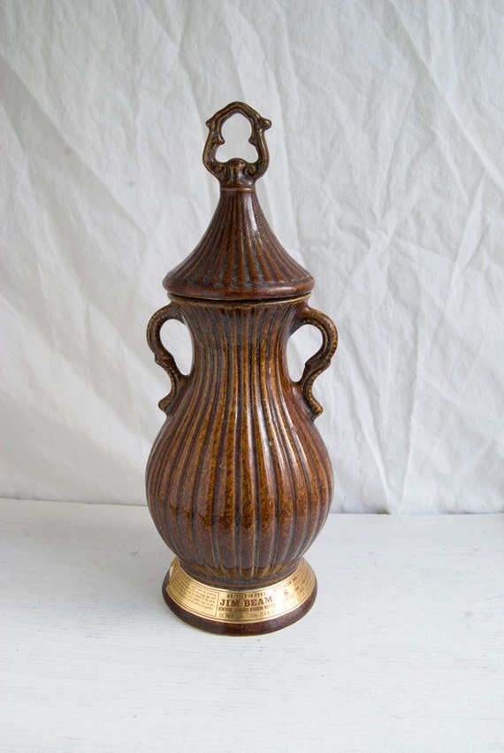 Vintage Jim Beam Decanter Jim Beam Urn With Handles Rare