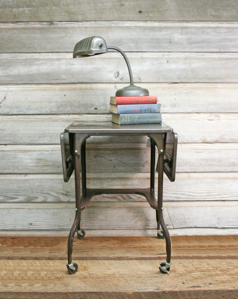 Vintage Industrial Typewriter Table Vintage Metal Table